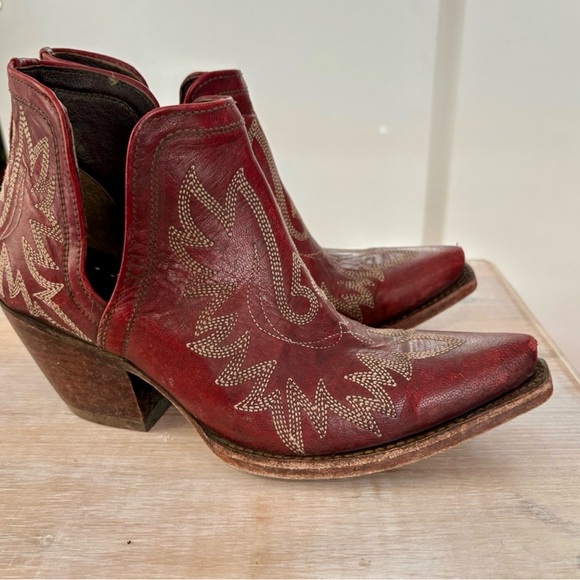 Ariat Shoes - Ariat Java Red Western Ankle Booties